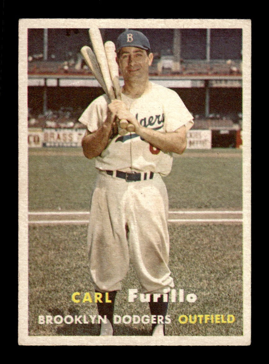 1957 Topps #45 Carl Furillo Dodgers VGEX CS26018938
