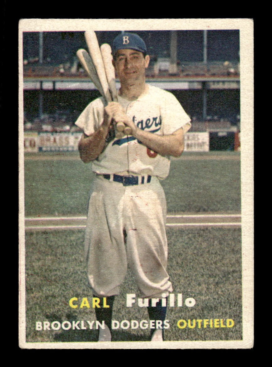 1957 Topps #45 Carl Furillo Dodgers VGEX CS26018939