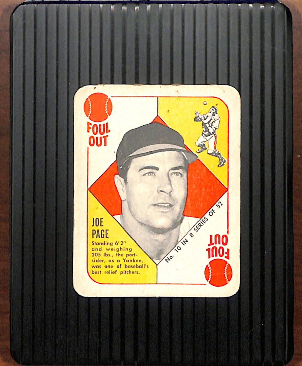 1951 Topps Blue Backs #10 Joe Page (wrinkle) VG CS26018954