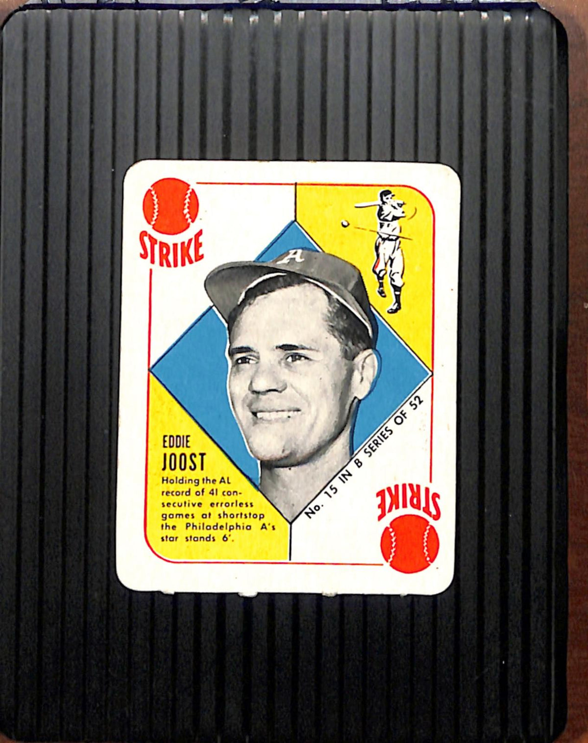 1951 Topps Blue Backs #15 Eddie Joost Athletics EXMT CS26018959