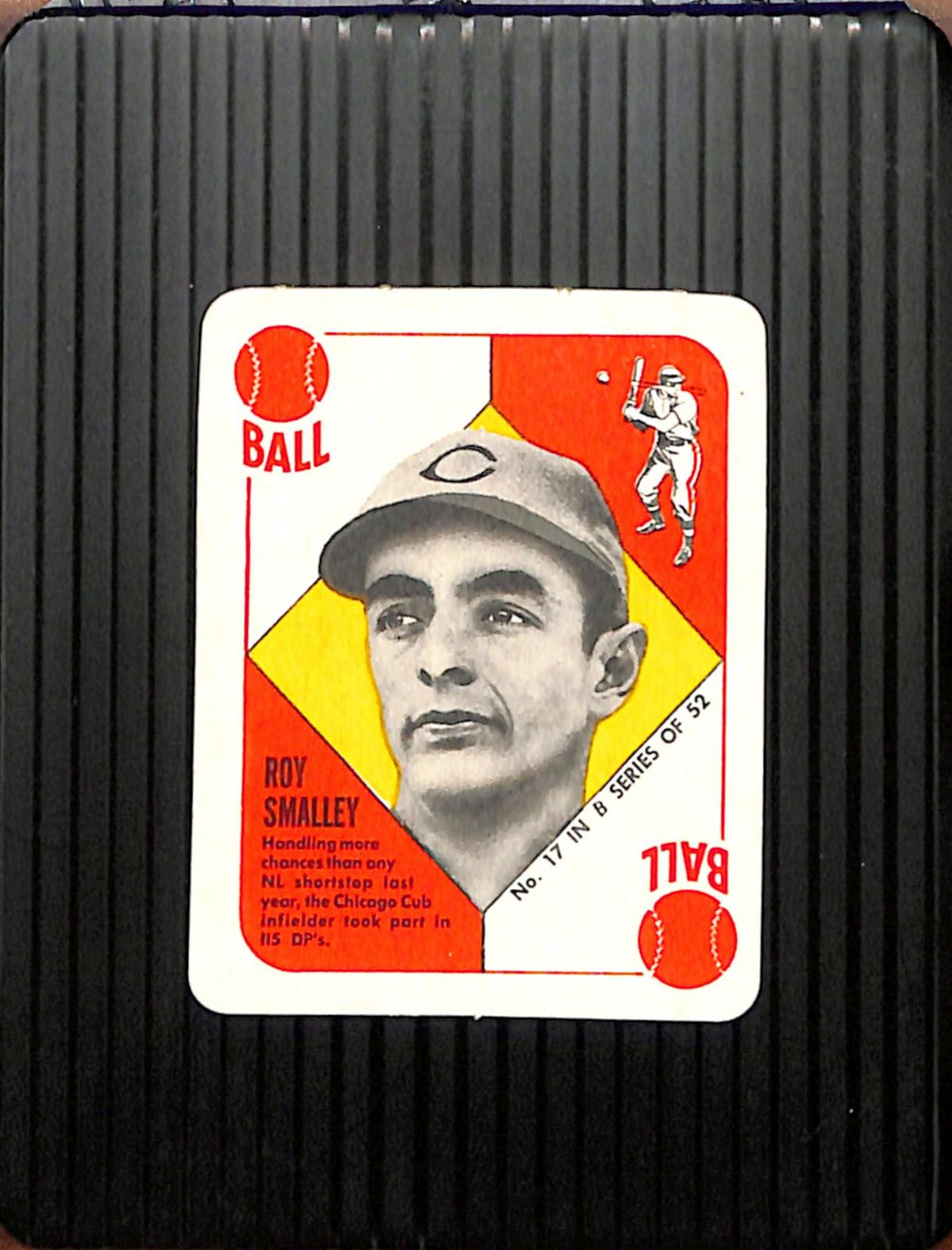 1951 Topps Blue Backs #17 Roy Smalley Cubs EX CS26018961