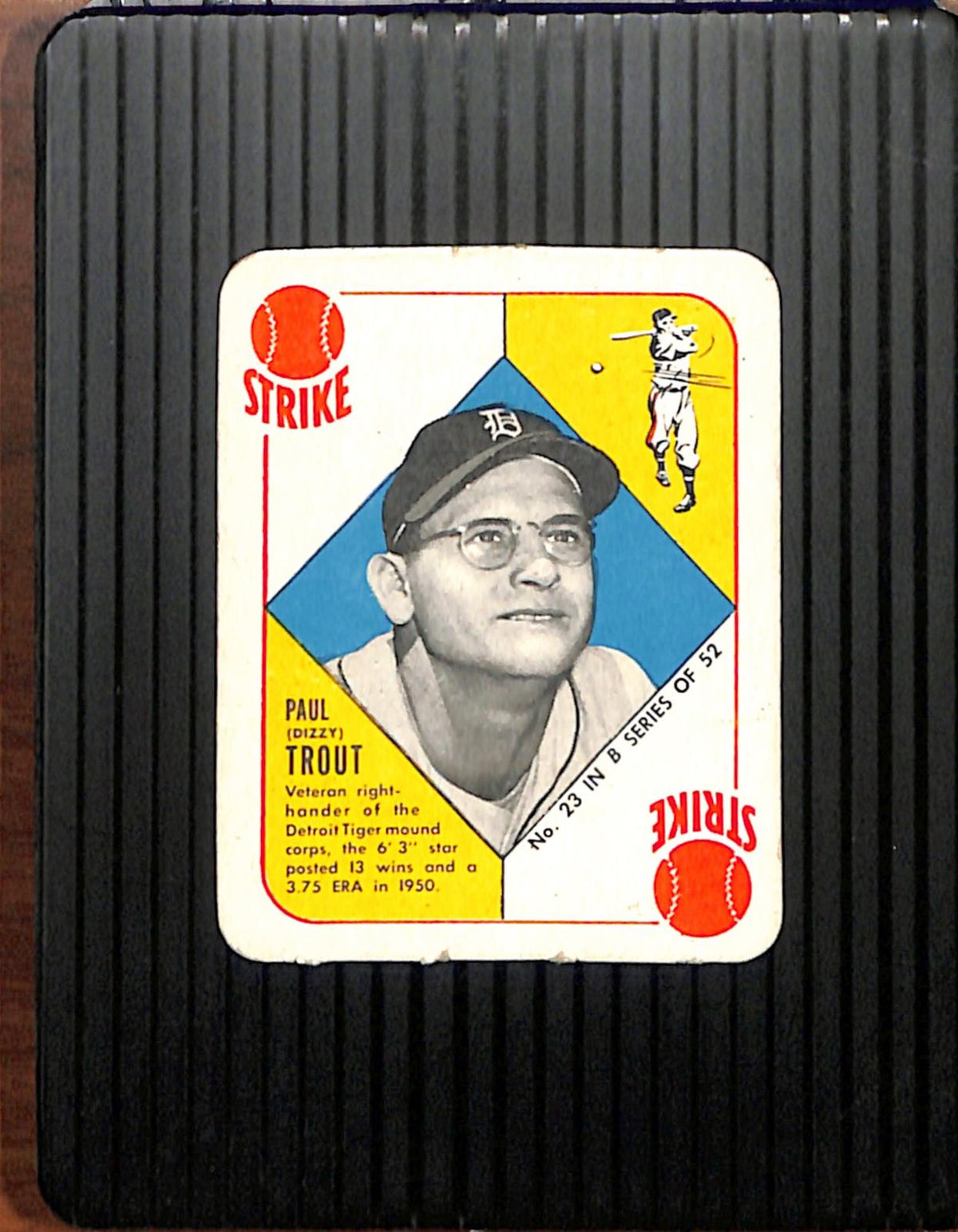 1951 Topps Blue Backs #23 Dizzy Trout wrinkle VG CS26018967