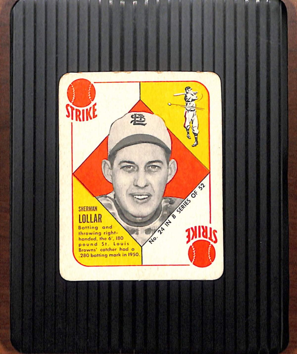 1951 Topps Blue Backs #24 Sherm Lollar Browns VG CS26018968