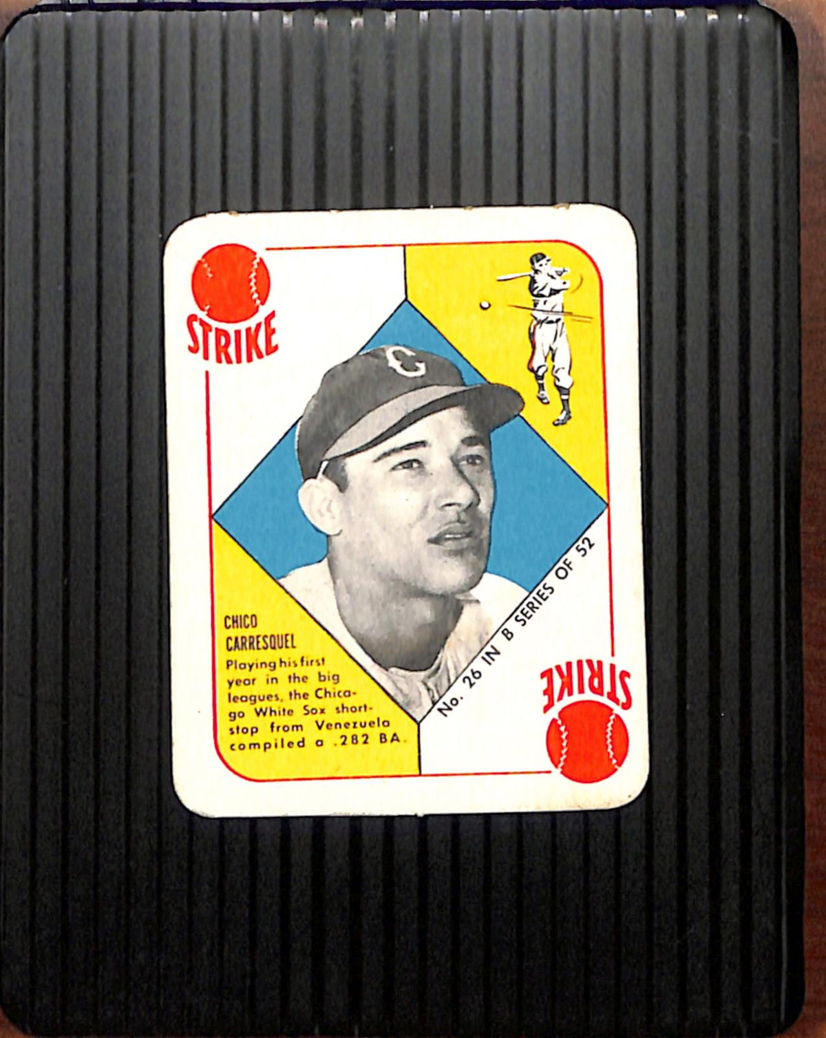1951 Topps Blue Backs #26 Chico Carrasquel White Sox VG CS26018970