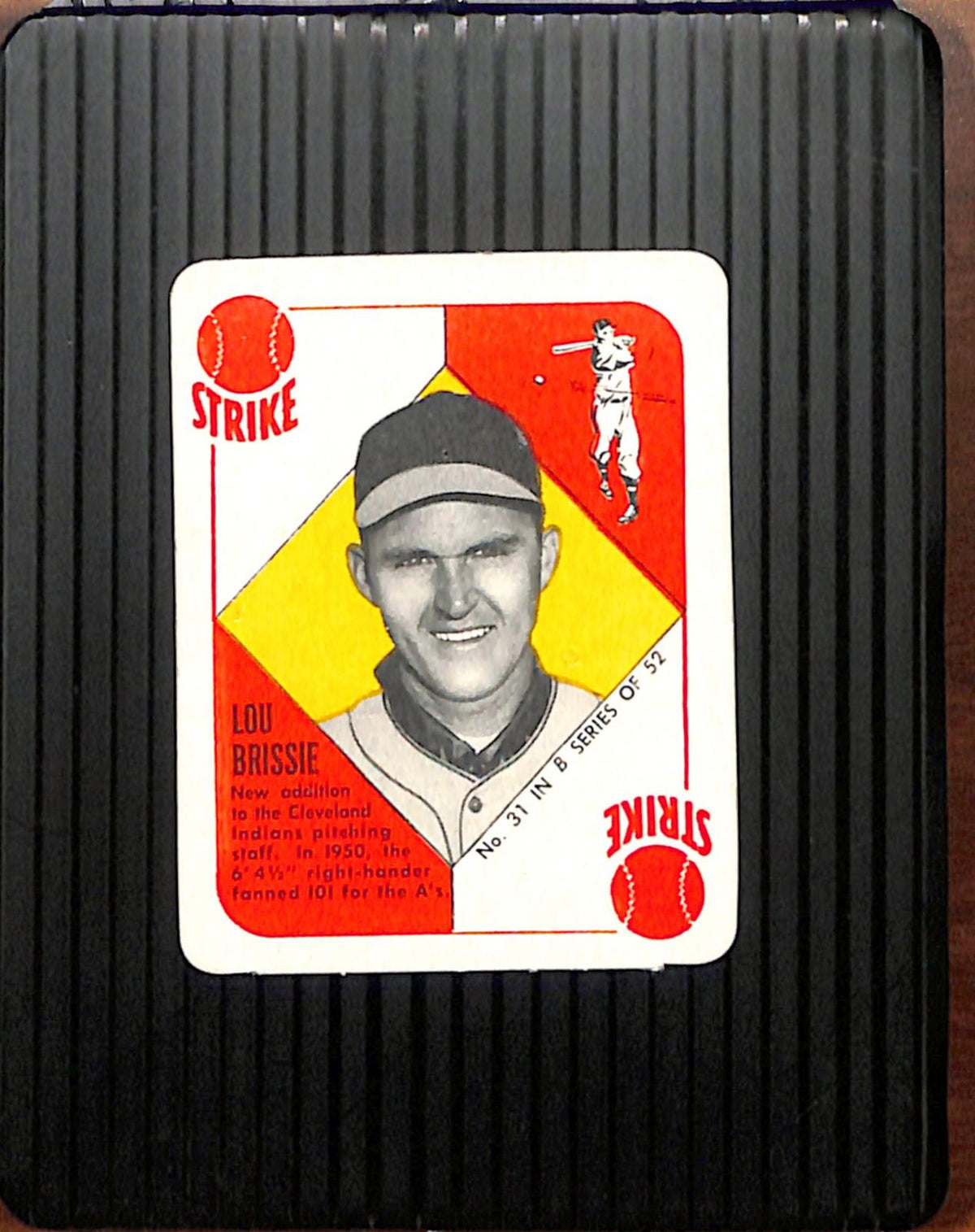 1951 Topps Blue Backs #31 Lou Brissie Indians VG CS26018975