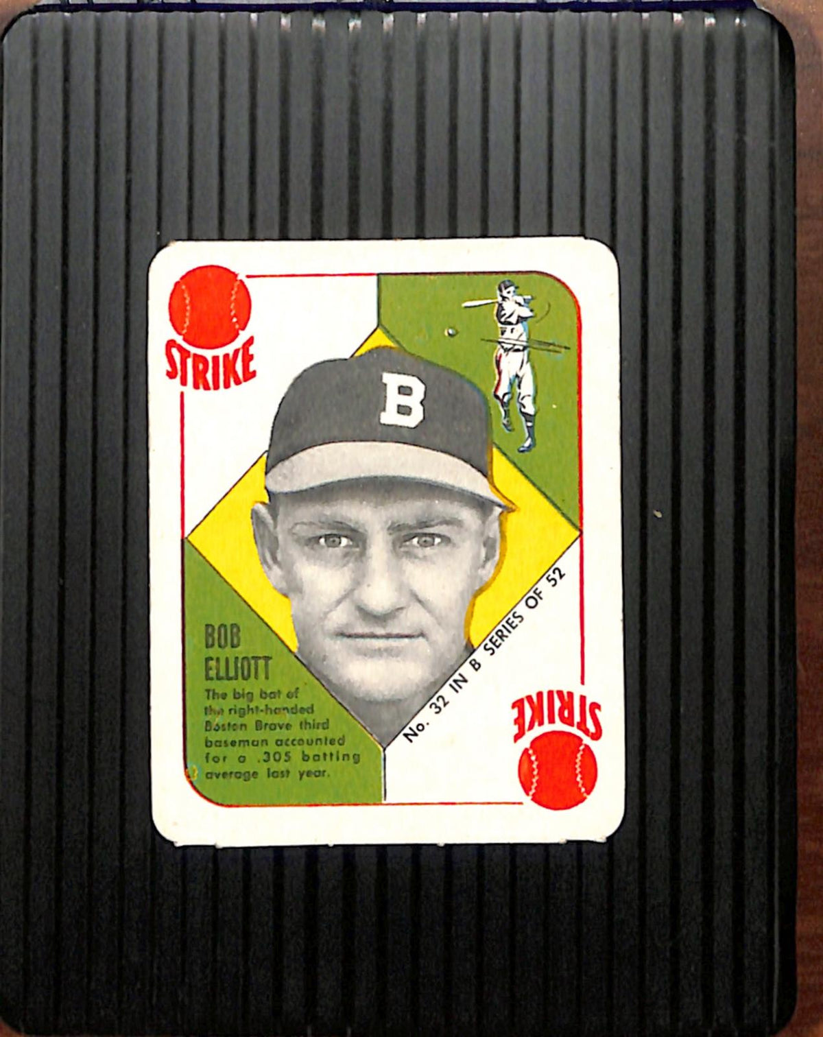 1951 Topps Blue Backs #32 Bob Elliott Braves EX CS26018976