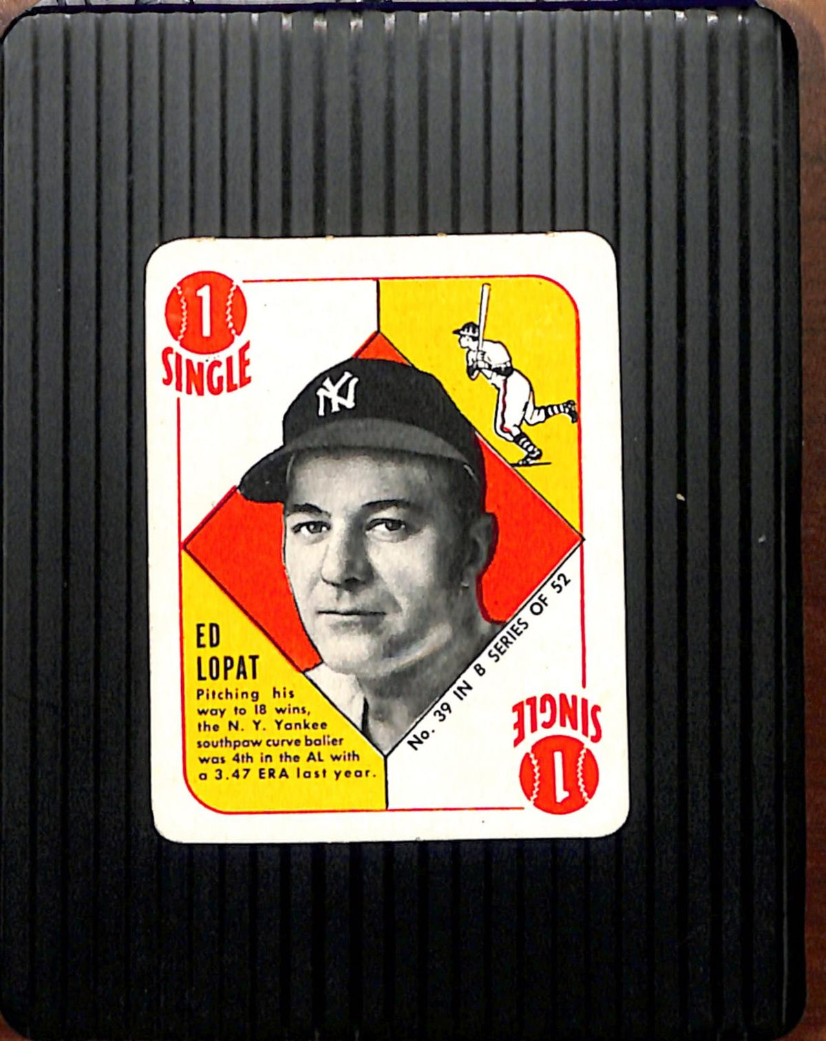 1951 Topps Blue Backs #39 Ed Lopat Yankees VG CS26018983