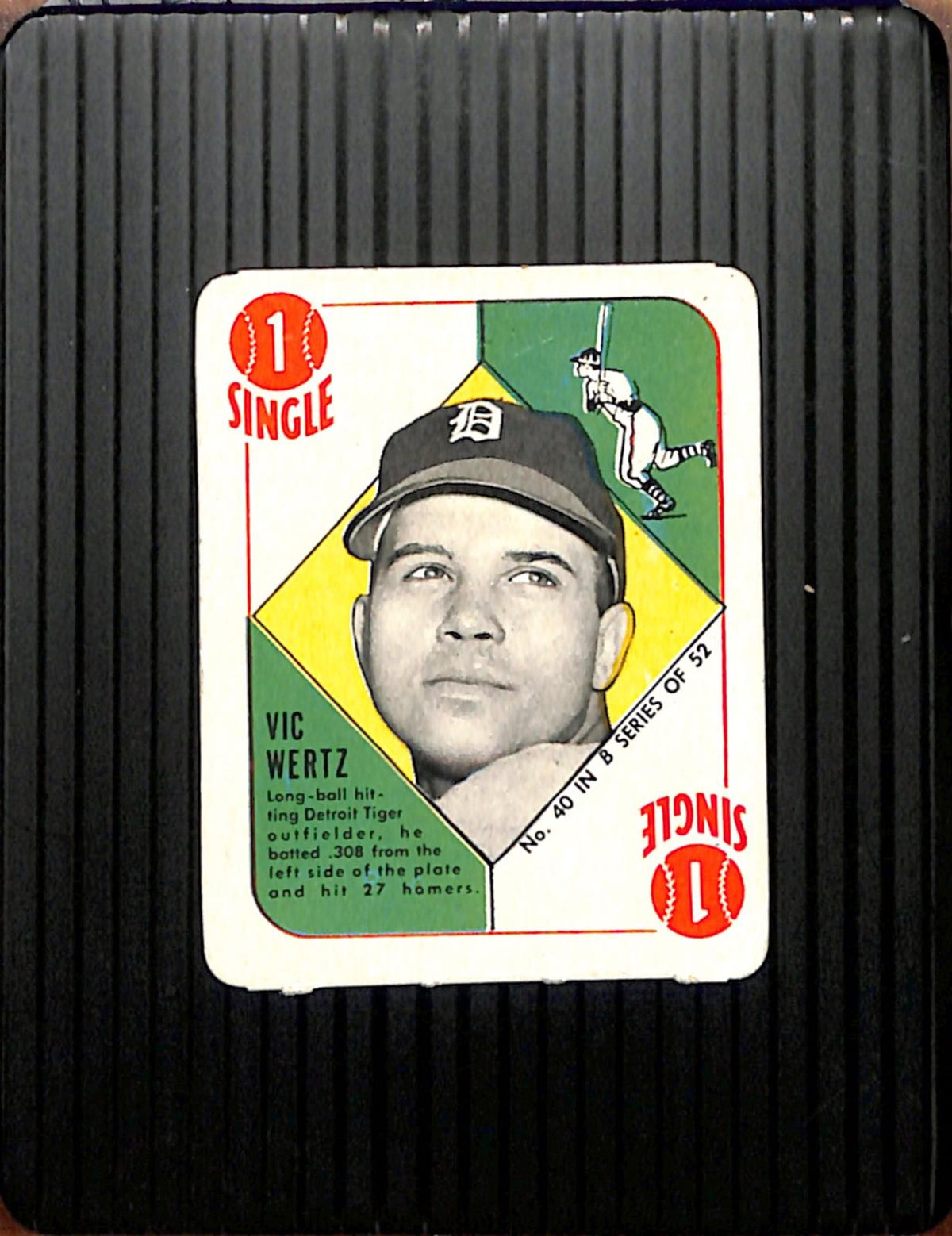 1951 Topps Blue Backs #40 Vic Wertz Tigers VG CS26018984