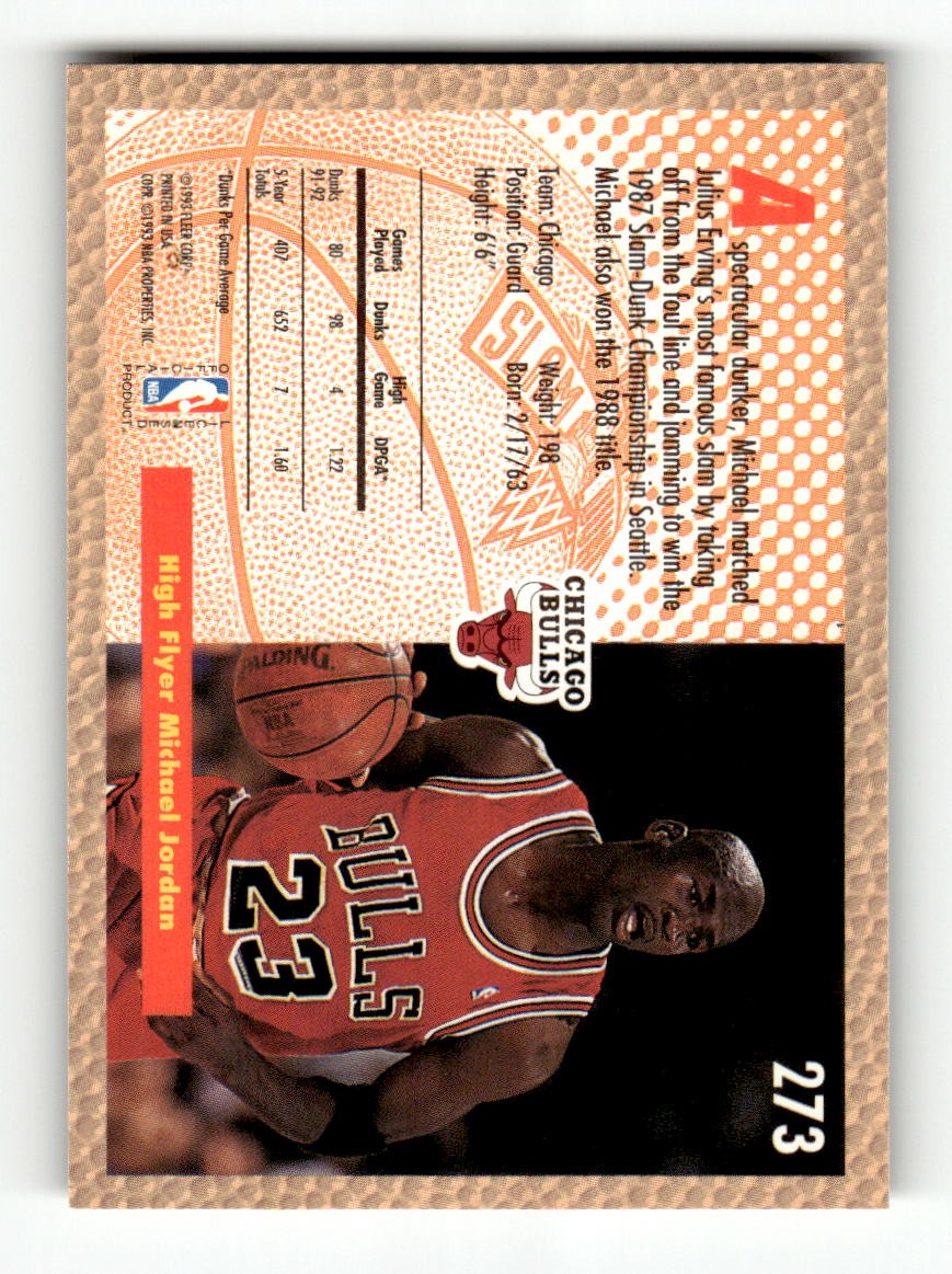 1992-93 Fleer #273 Michael Jordan Bulls EXMT CS26019122