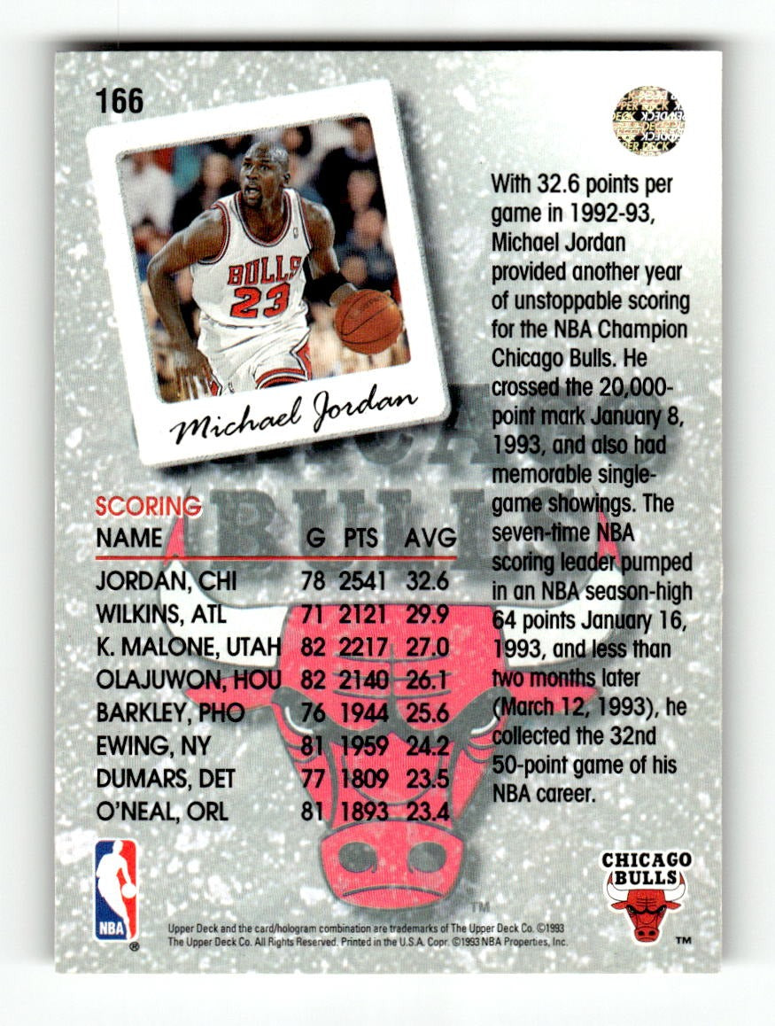 1993-94 Upper Deck #166 Michael Jordan Bulls EXMT CS26019133