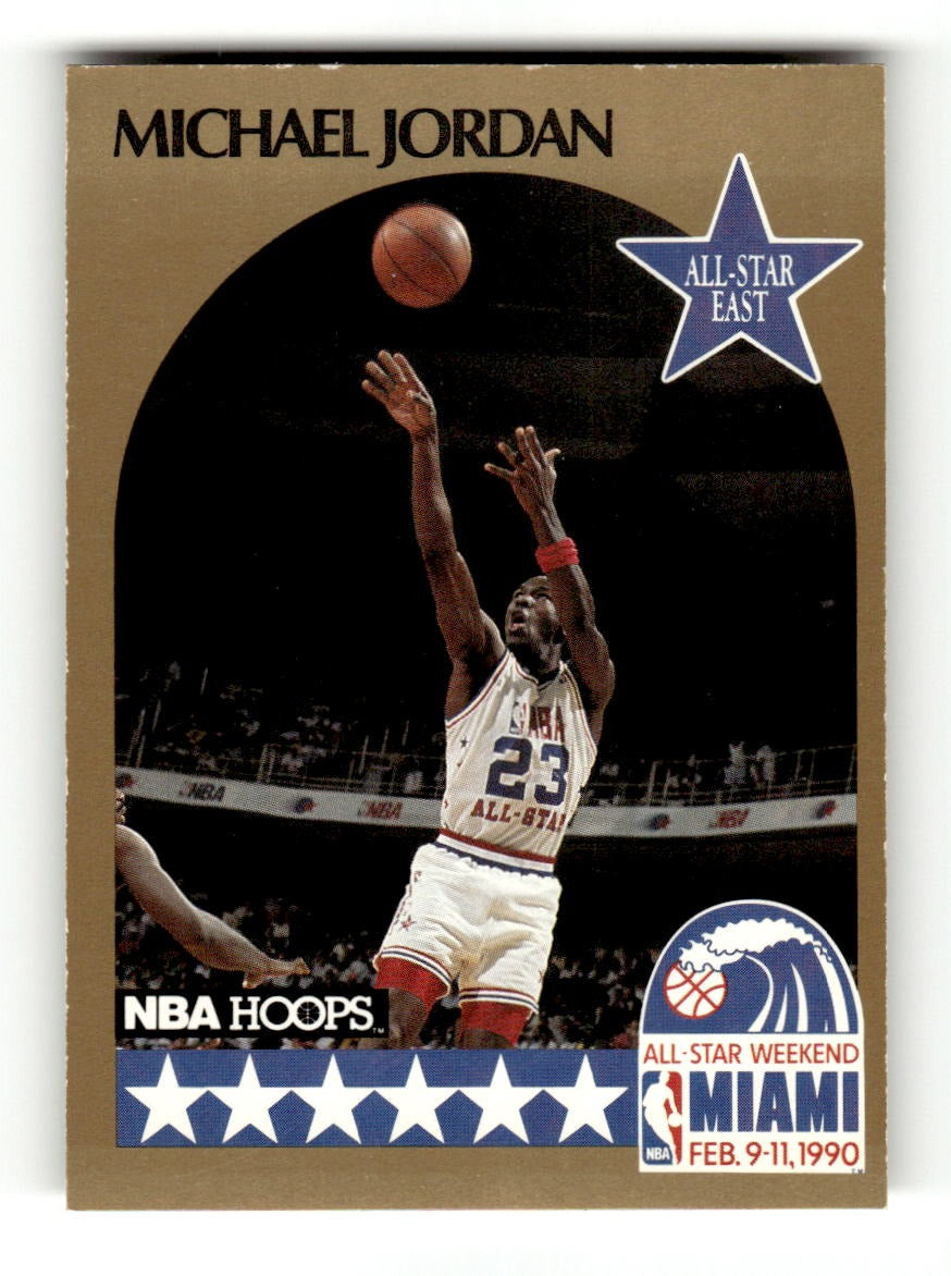 1990-91 Hoops #5 Michael Jordan Bulls EXMT CS26019136