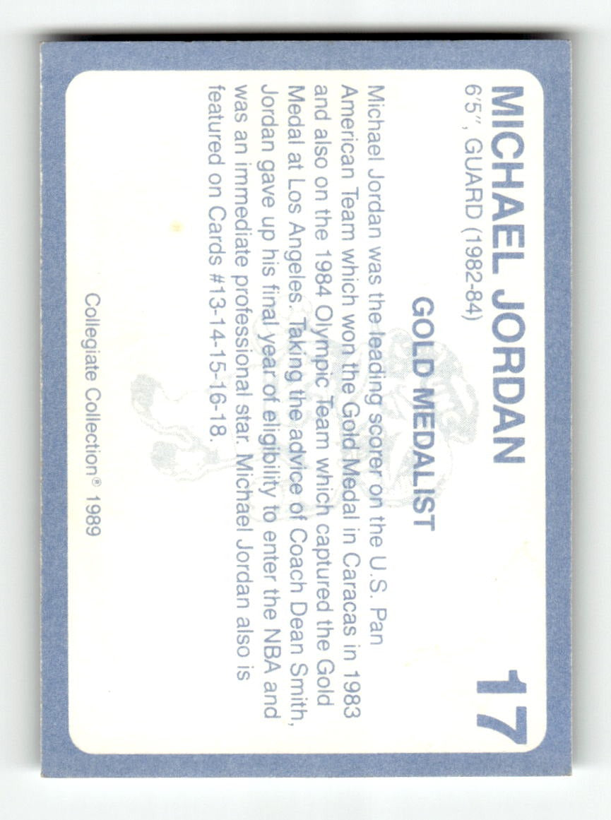 1989 North Carolina's Finest #17 Michael Jordan Tar Heels VG CS26019140