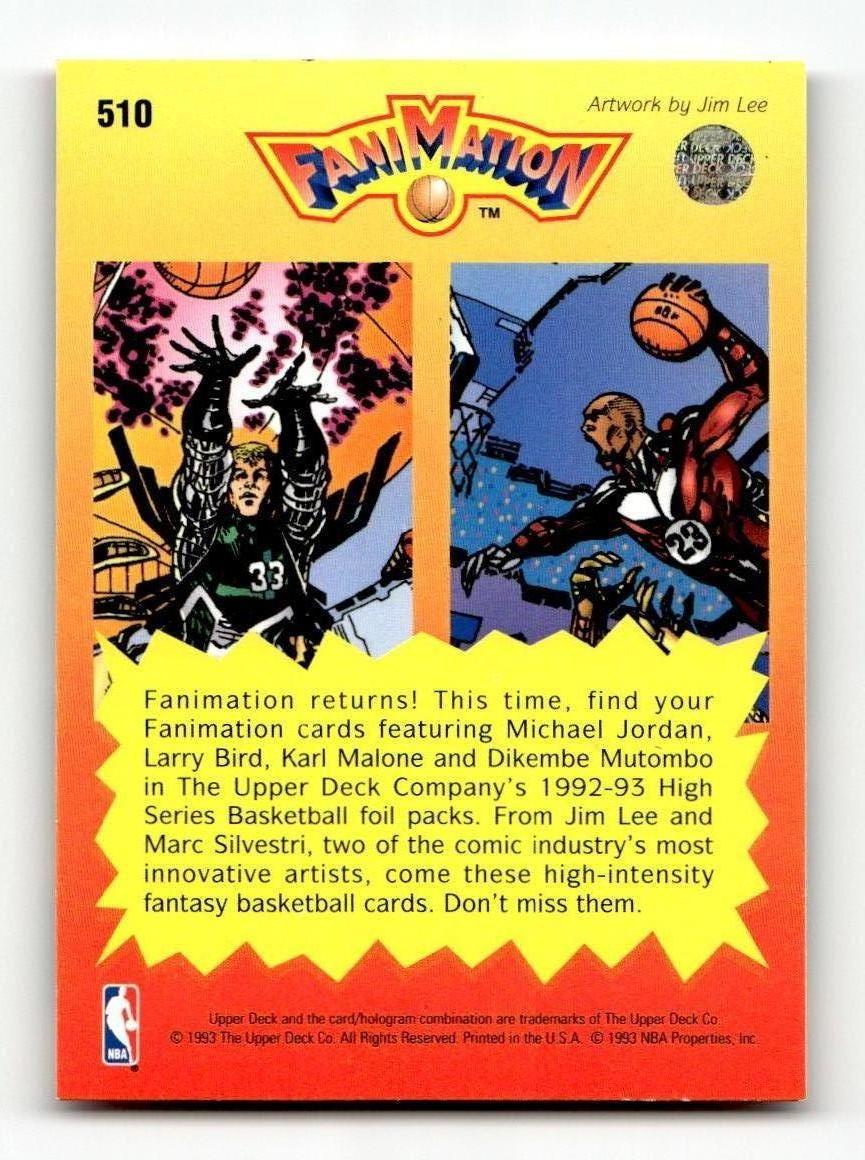 1992-93 Upper Deck #510 Larry Bird / Michael Jordan EXMT CS26019147