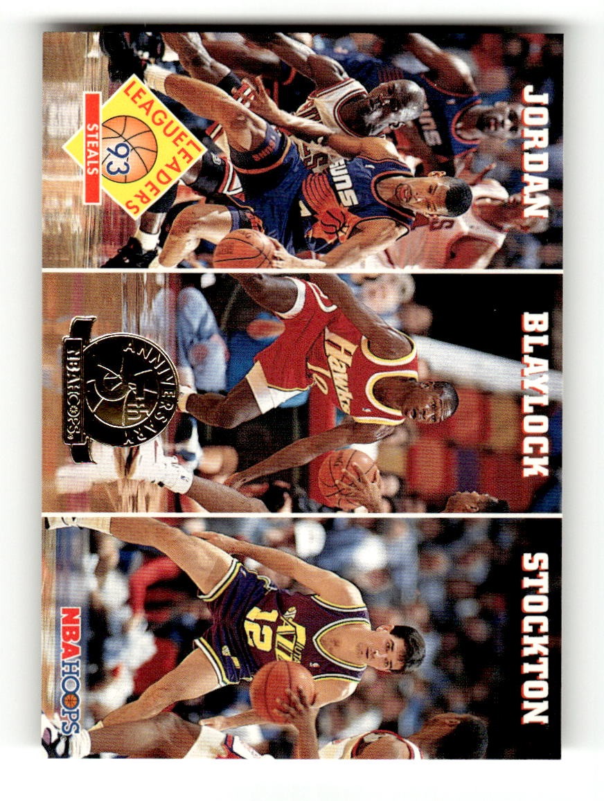 1993-94 Hoops Steals Jordan Blaylock Stockton Gold #289 EXMT CS26019166