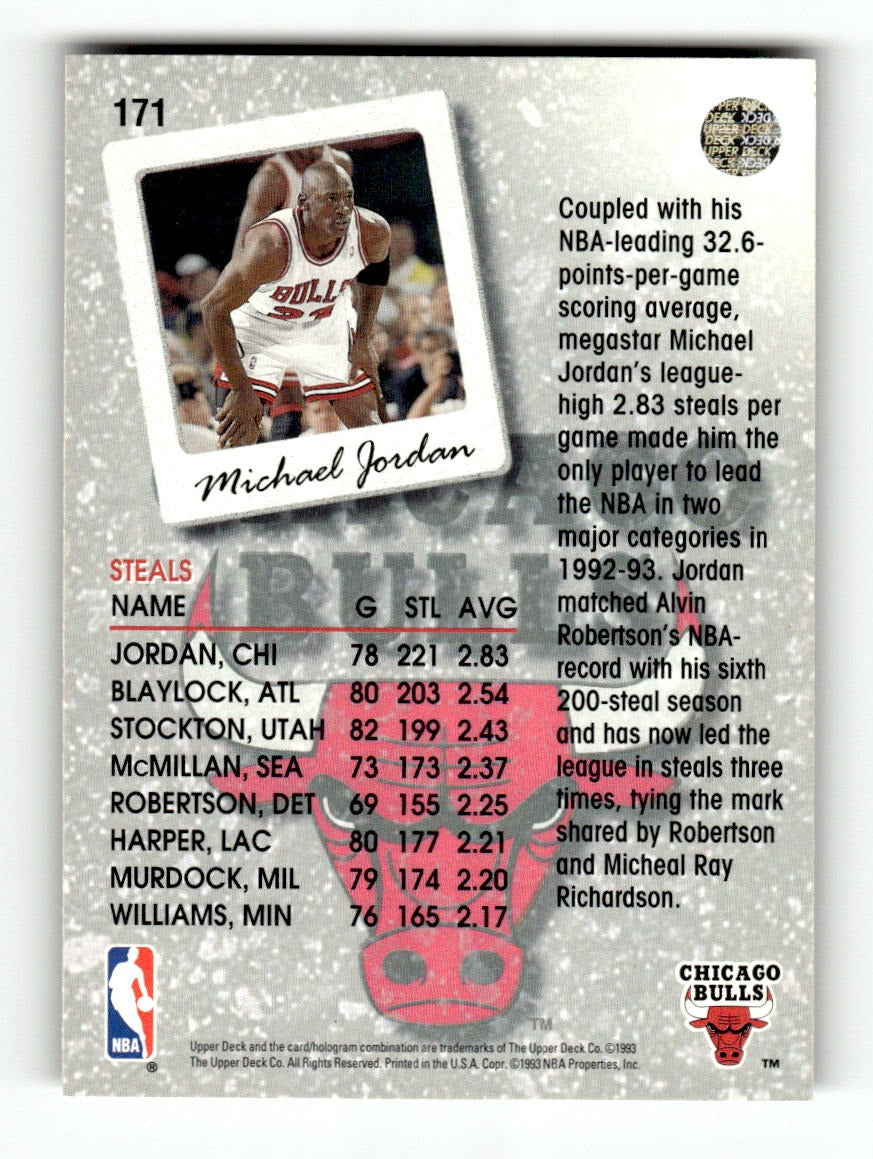 1993-94 Upper Deck #171 Michael Jordan Bulls EXMT CS26019175