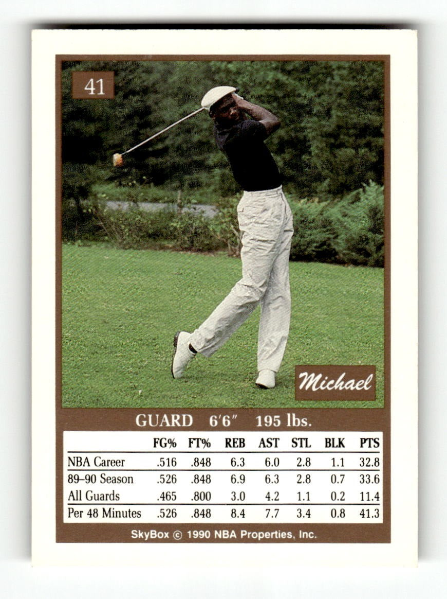 1990-91 SkyBox #41 Michael Jordan Bulls EXMT CS26019177