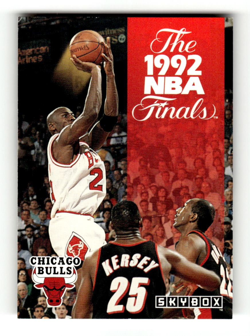 1992-93 SkyBox #314 The 1992 NBA Finals Bulls EXMT CS26019180