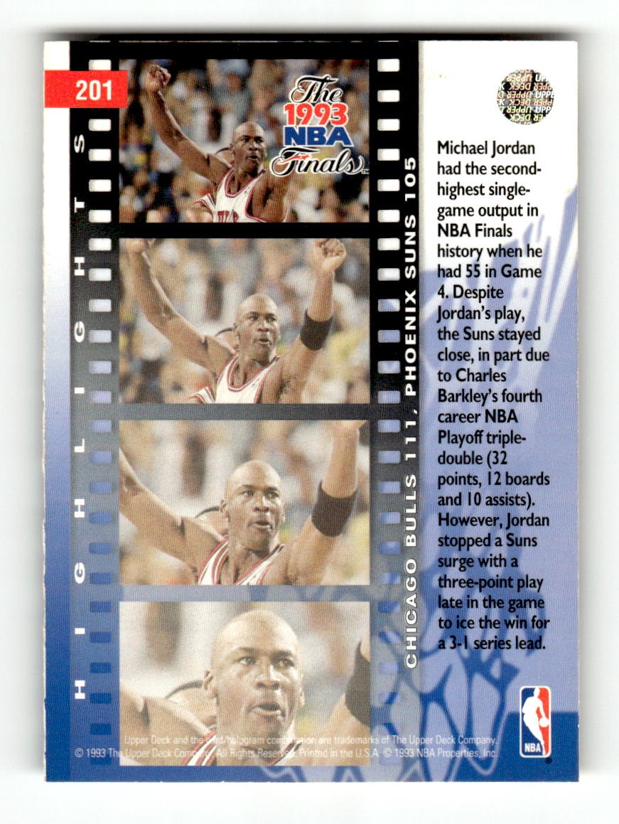 1993-94 Upper Deck #201 Michael Jordan Bulls EXMT CS26019183