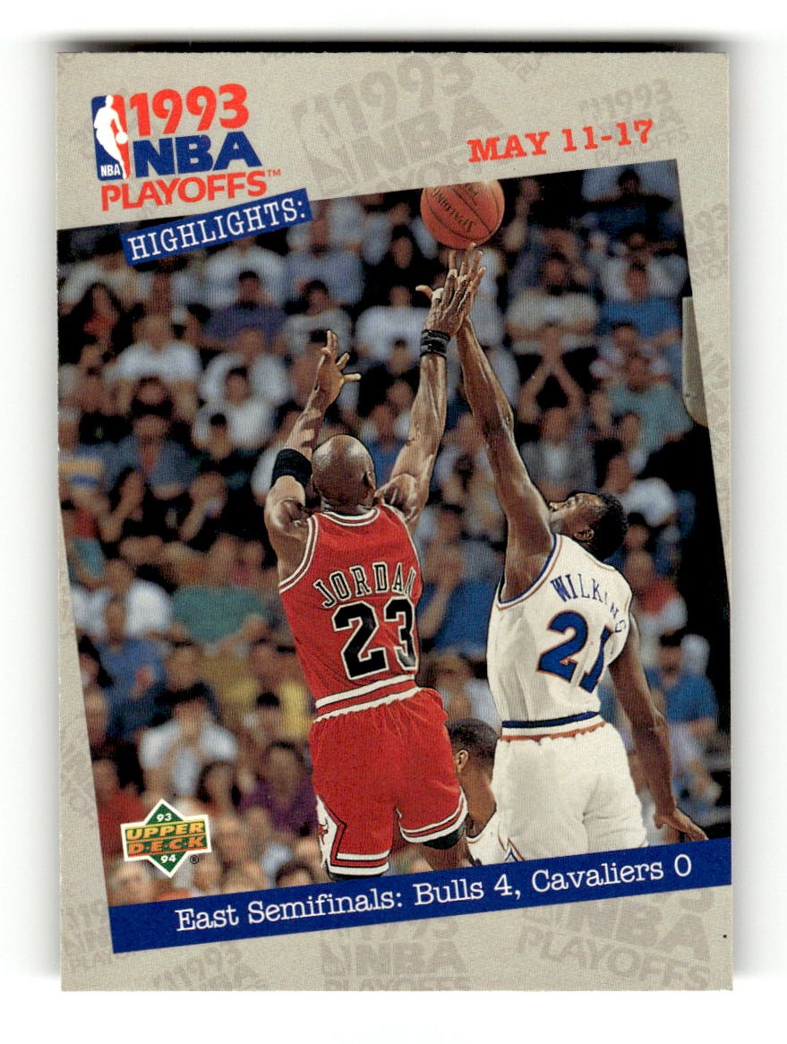 1993-94 Upper Deck #187 East Semifinals: Bulls 4, Cavaliers 0 EXMT CS26019189