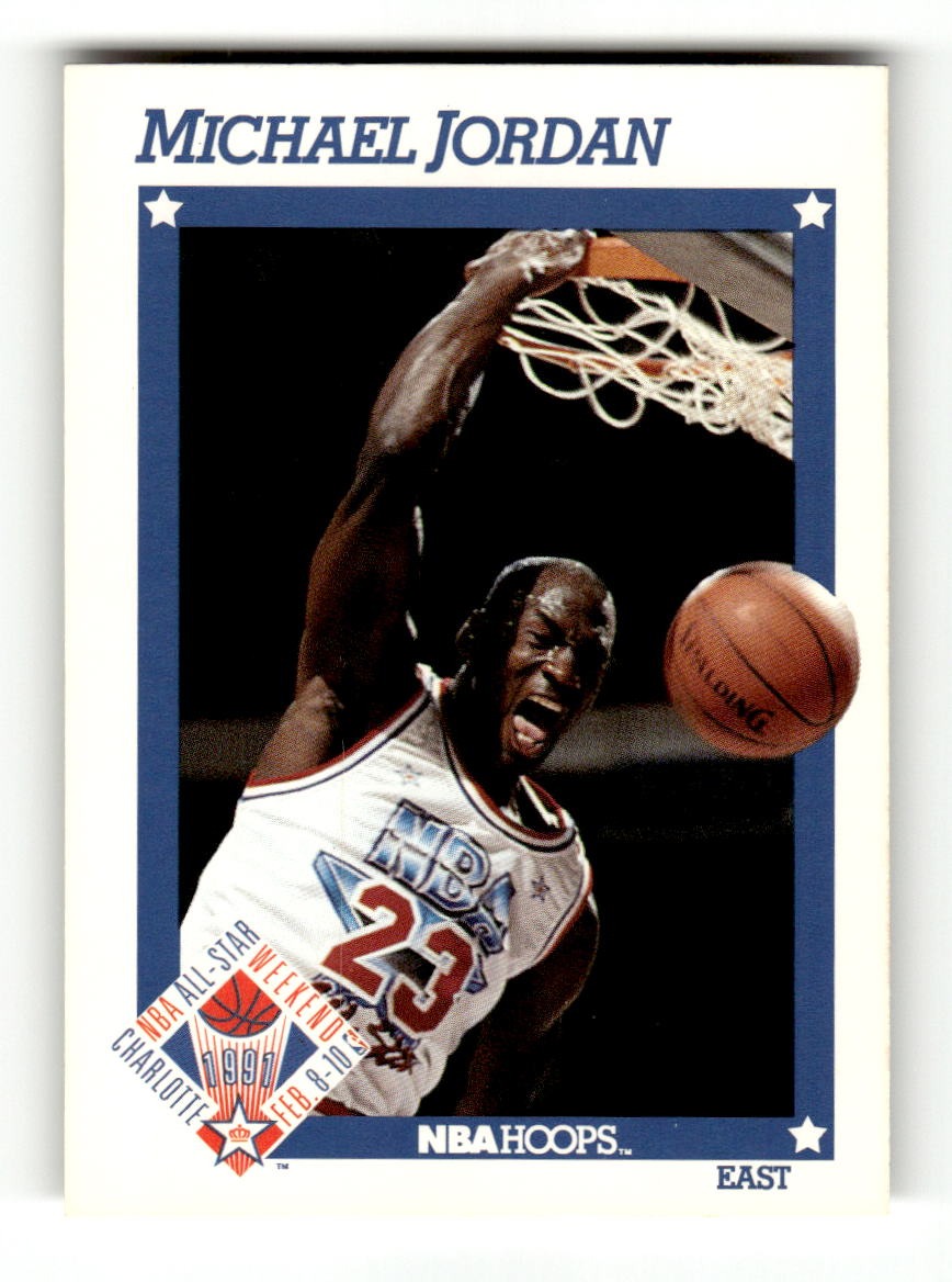 1991-92 Hoops #253 Michael Jordan Bulls EXMT CS26019201