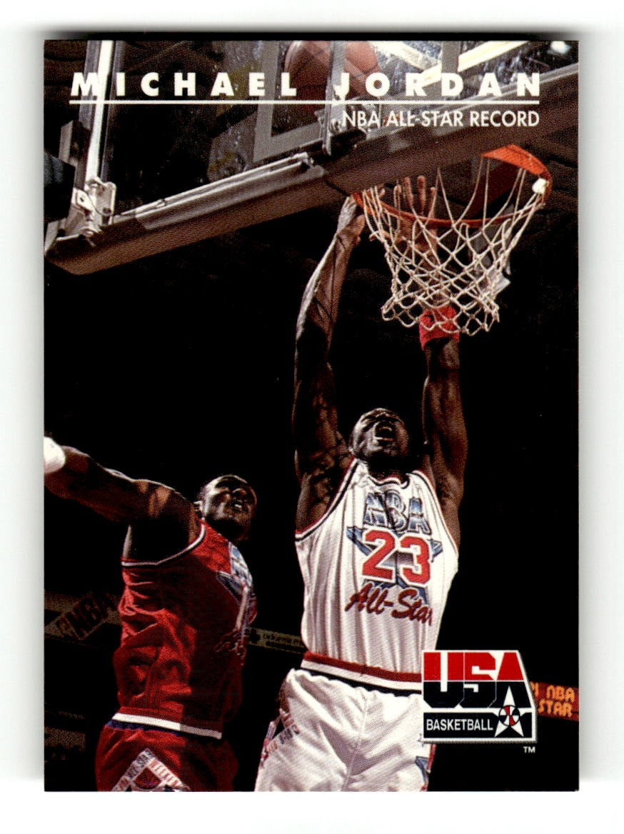 1992 SkyBox USA #43 Michael Jordan USA EXMT CS26019202