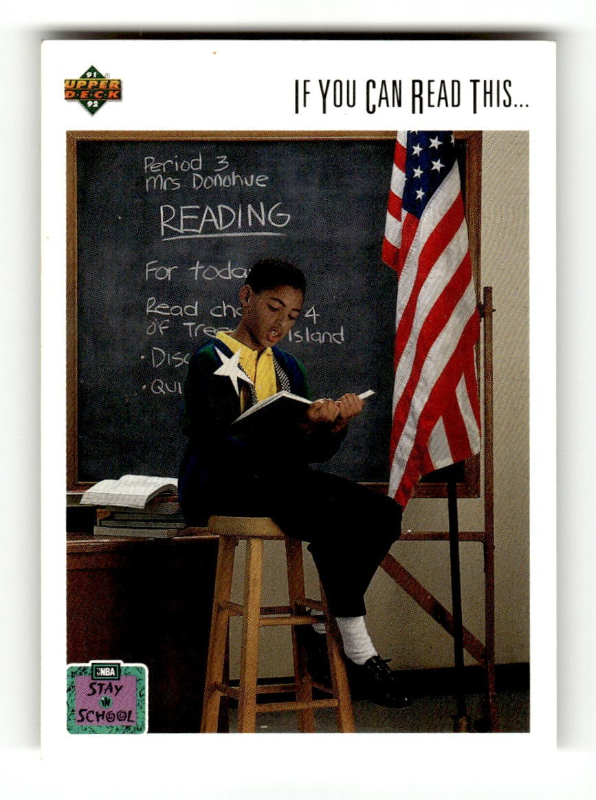1991-92 Upper Deck #22 If You Can Read This... Bulls EXMT CS26019203