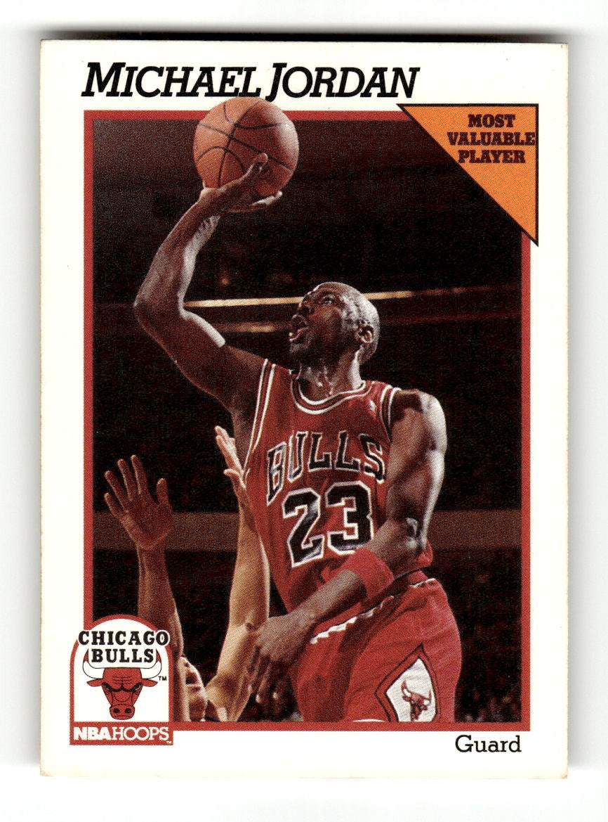 1991-92 Hoops #30 Michael Jordan Bulls EXMT CS26019207