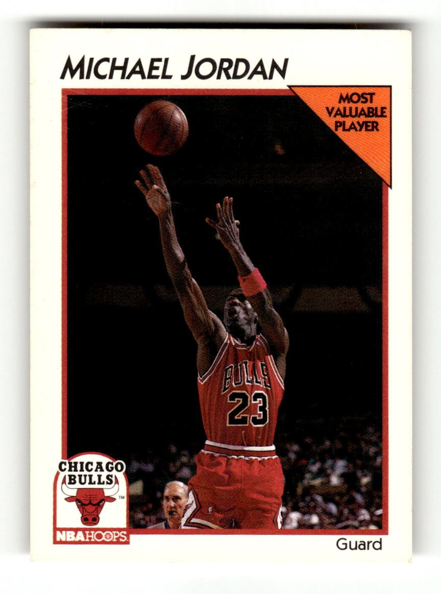 1991-92 Hoops McDonald's #5 Michael Jordan Bulls EXMT CS26019208