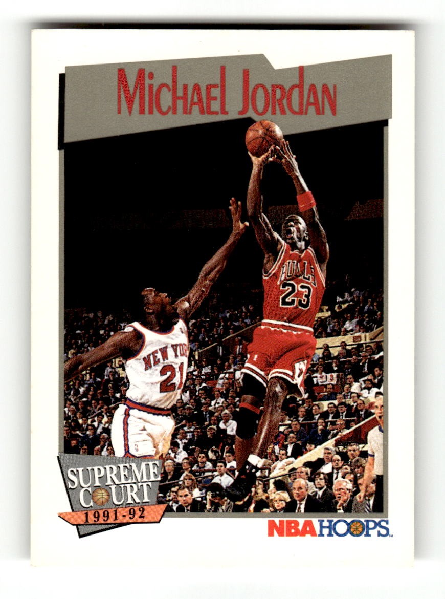 1991-92 Hoops #455 Michael Jordan Bulls EXMT CS26019209