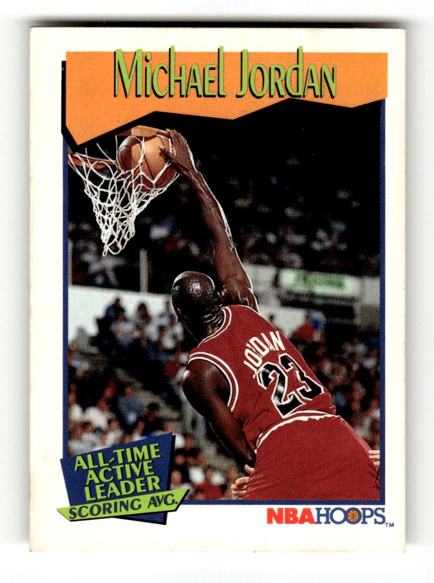 1991-92 Hoops #536 Michael Jordan Bulls EXMT CS26019210