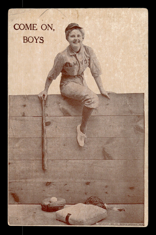 1910 PC798-10 Type 2 Baseball Lovers F.G. Henry Roth & Langley "Come On Boys"