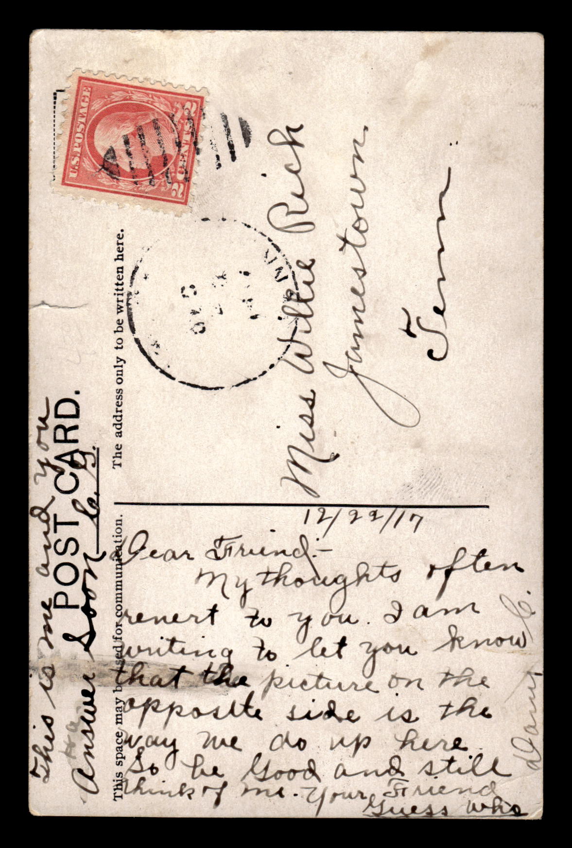 1910 PC798-10 Type 2 Baseball Lovers F.G. Henry Roth & Langley "LIne Hit"