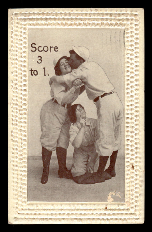 1910 PC798-10 Type 2 Baseball Lovers F.G. Henry Roth & Langley "Score 3 to 1"
