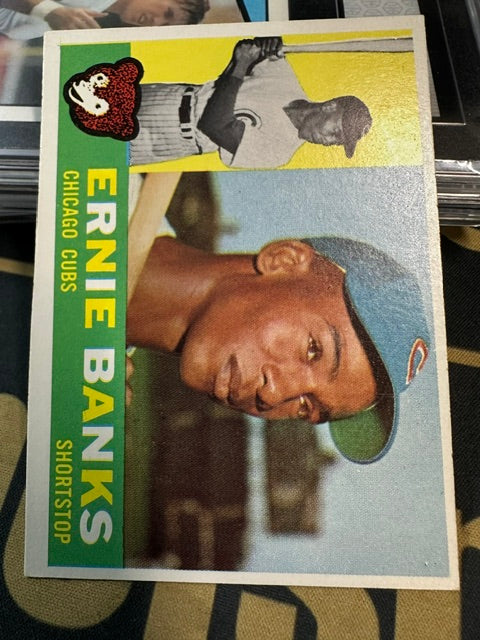 004 - 1960 Topps #10 Ernie Banks Chicago Cubs NMT MM26014059