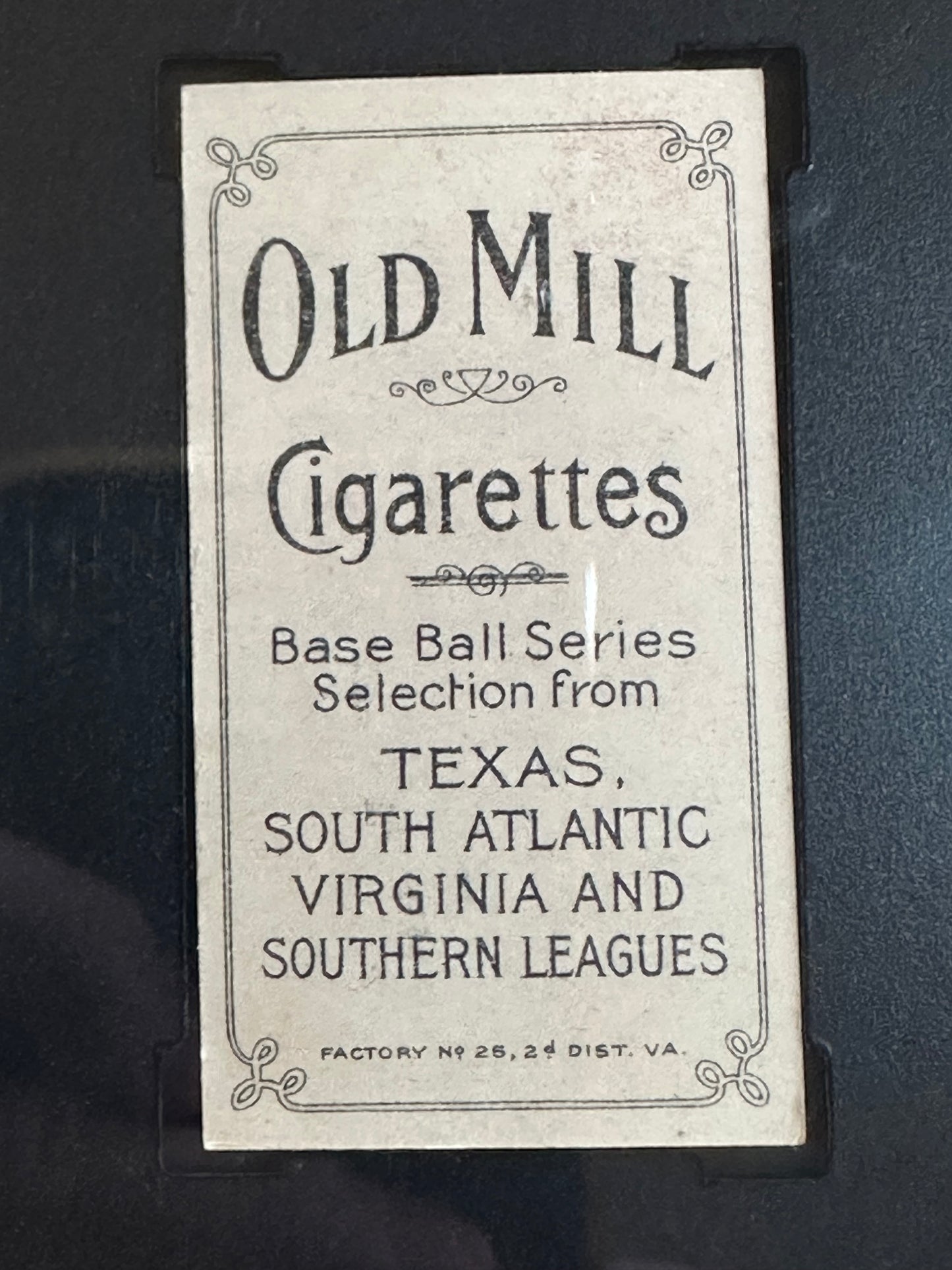 1909-11 T206 Sid Smith Old Mill Southern League SGC 5.5