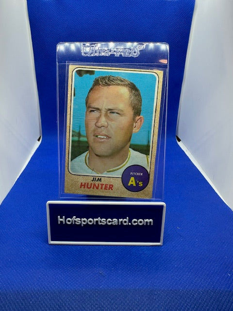 1968 Topps #385 Jim Hunter VGEX