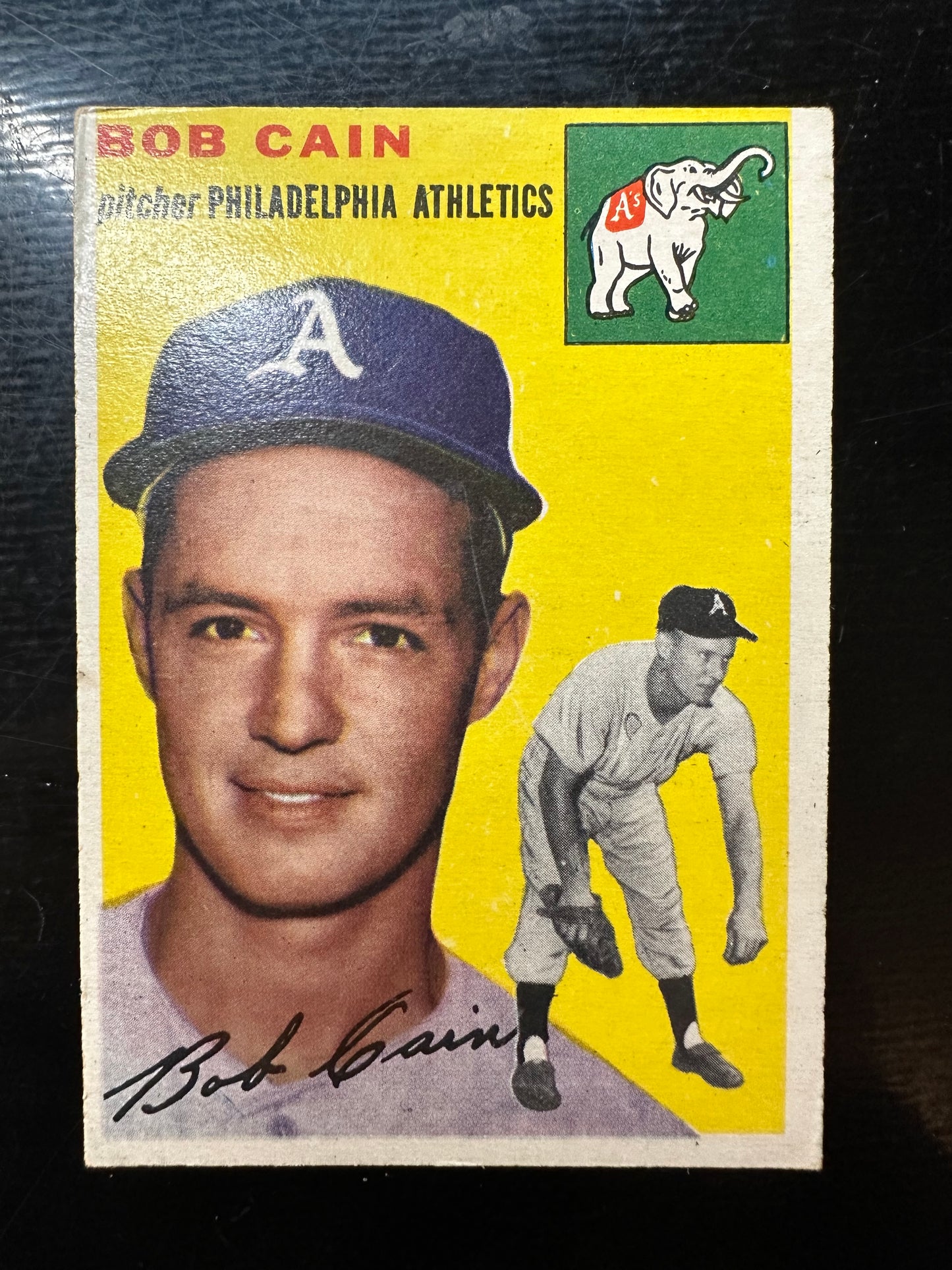 1954 Topps #61 Bob Cain VGEX