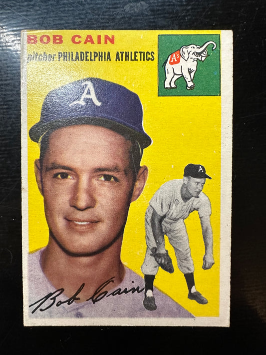 1954 Topps #61 Bob Cain VGEX