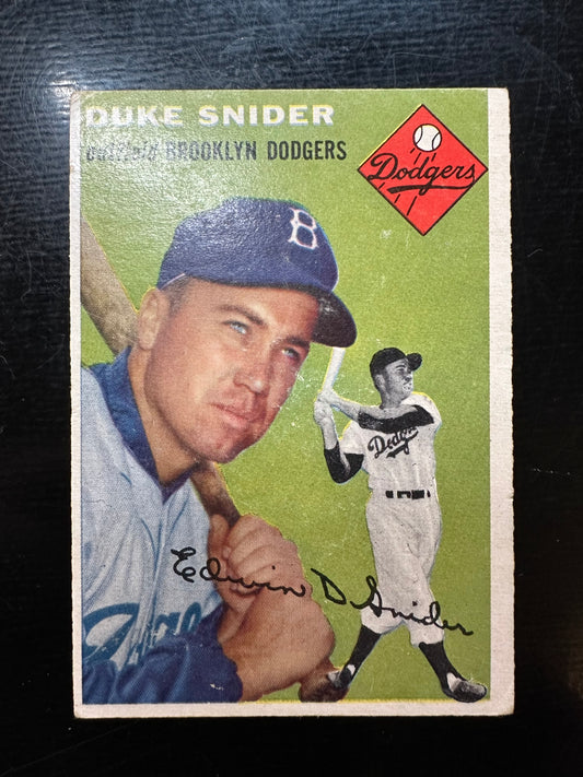 1954 Topps #32 Duke Snider VGEX