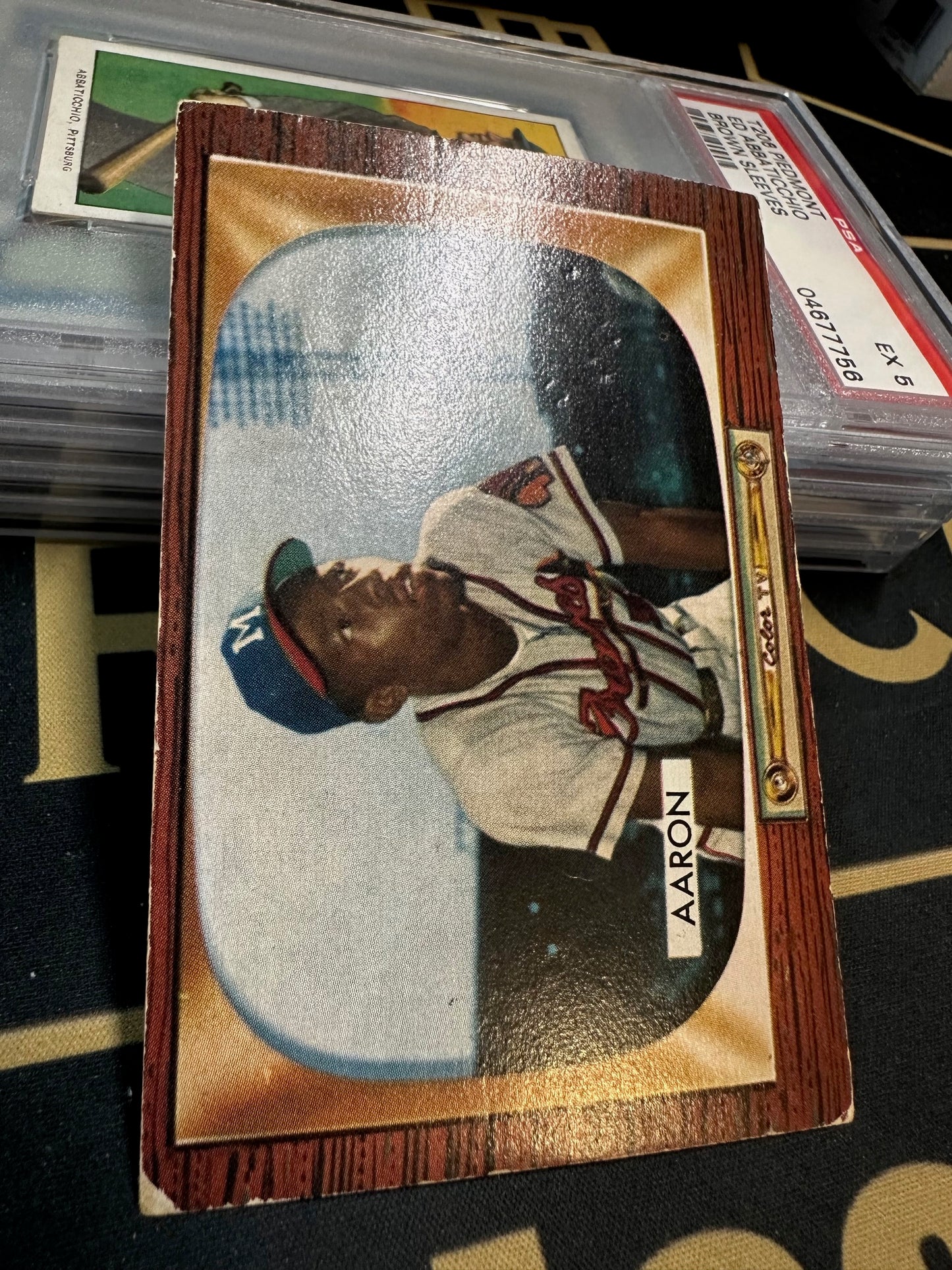 1955 Bowman #179 Hank Aaron Milwaukee Braves G/VG 55B10007031