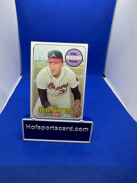 1969 Topps #355 Phil Niekro EX