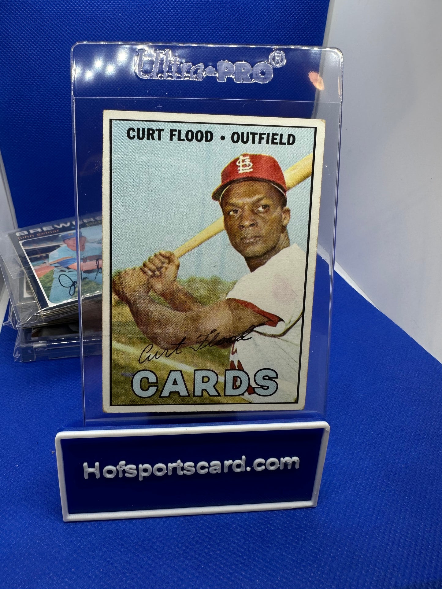 1967 Topps #245 Curt Flood EX