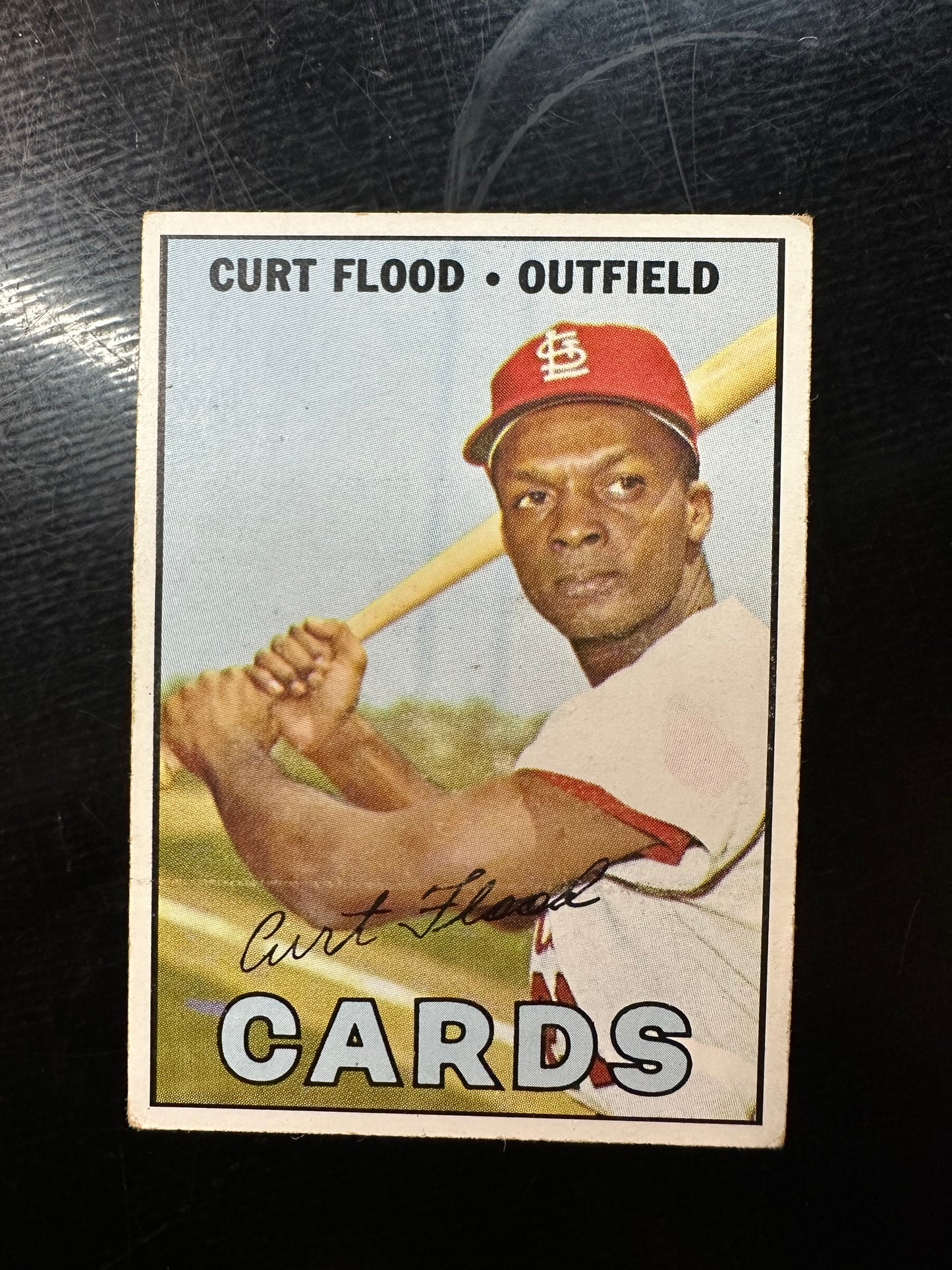 1967 Topps #245 Curt Flood EX