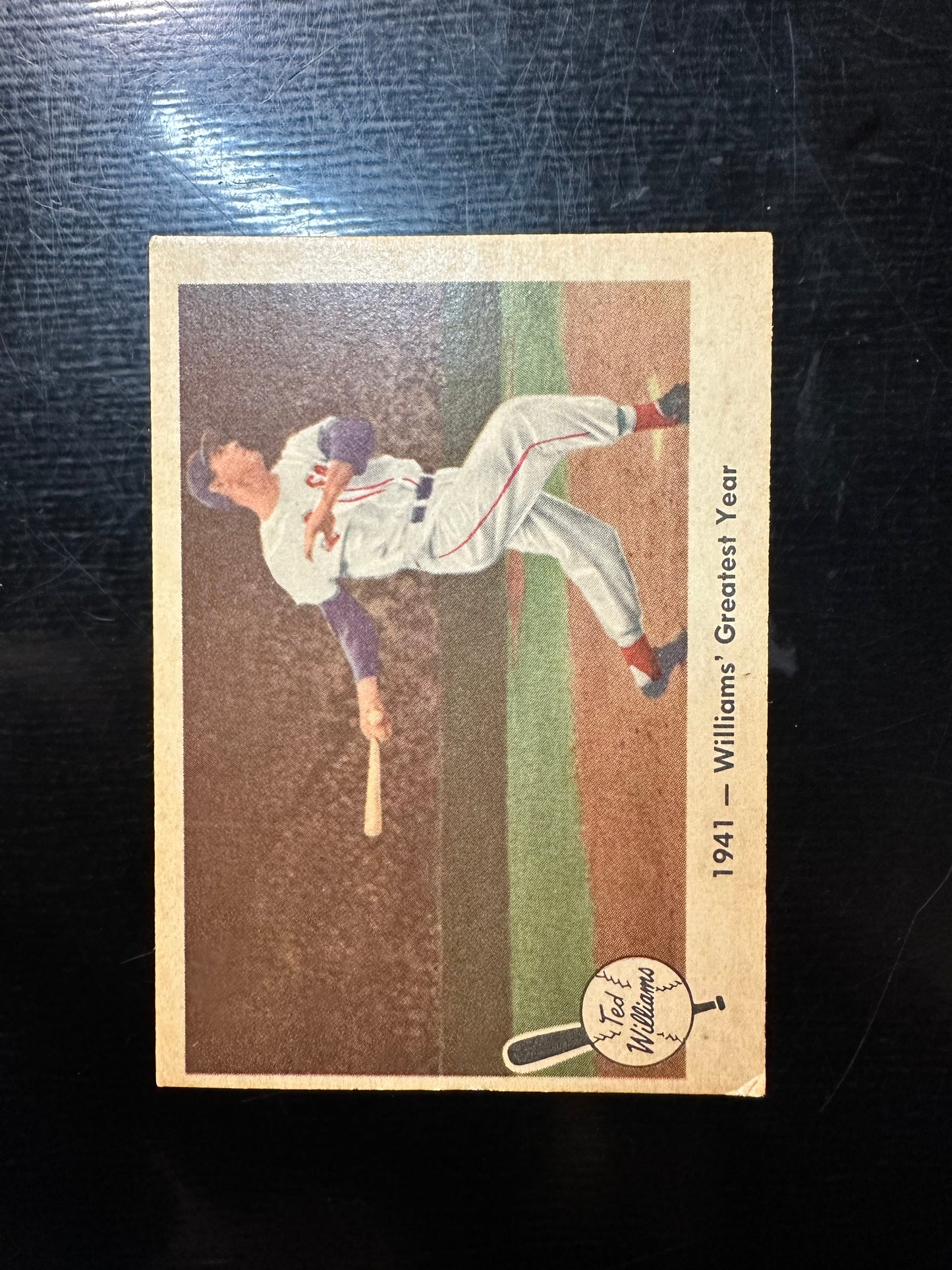 1959 Fleer Ted Williams #16 1941 Williams Greatest Year VG