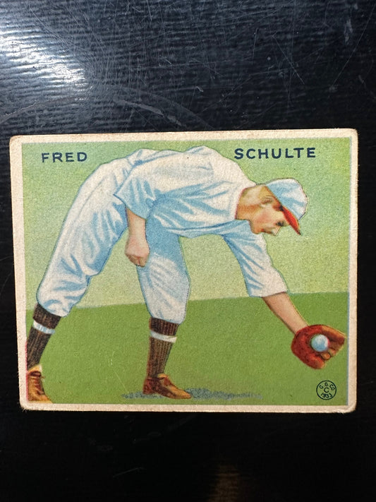 1933 Goudey #112 Fred Schulte VG