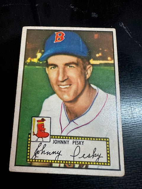 1952 Topps #15 Johnny Pesky Boston Red Sox VG HOF10010021