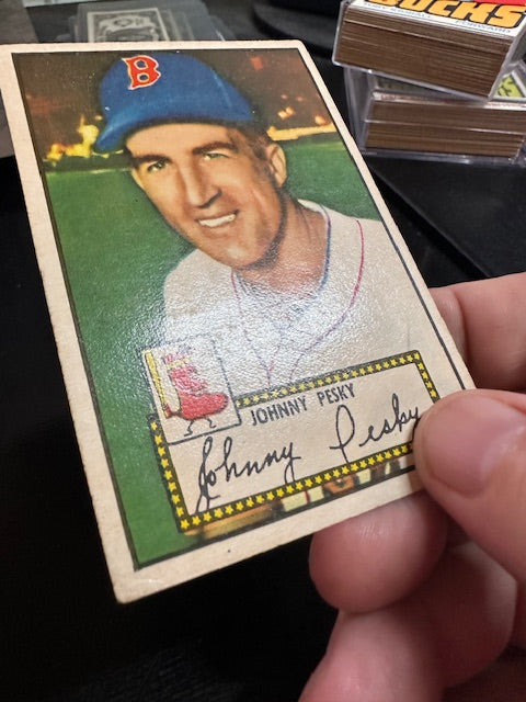1952 Topps #15 Johnny Pesky Boston Red Sox VG HOF10010021