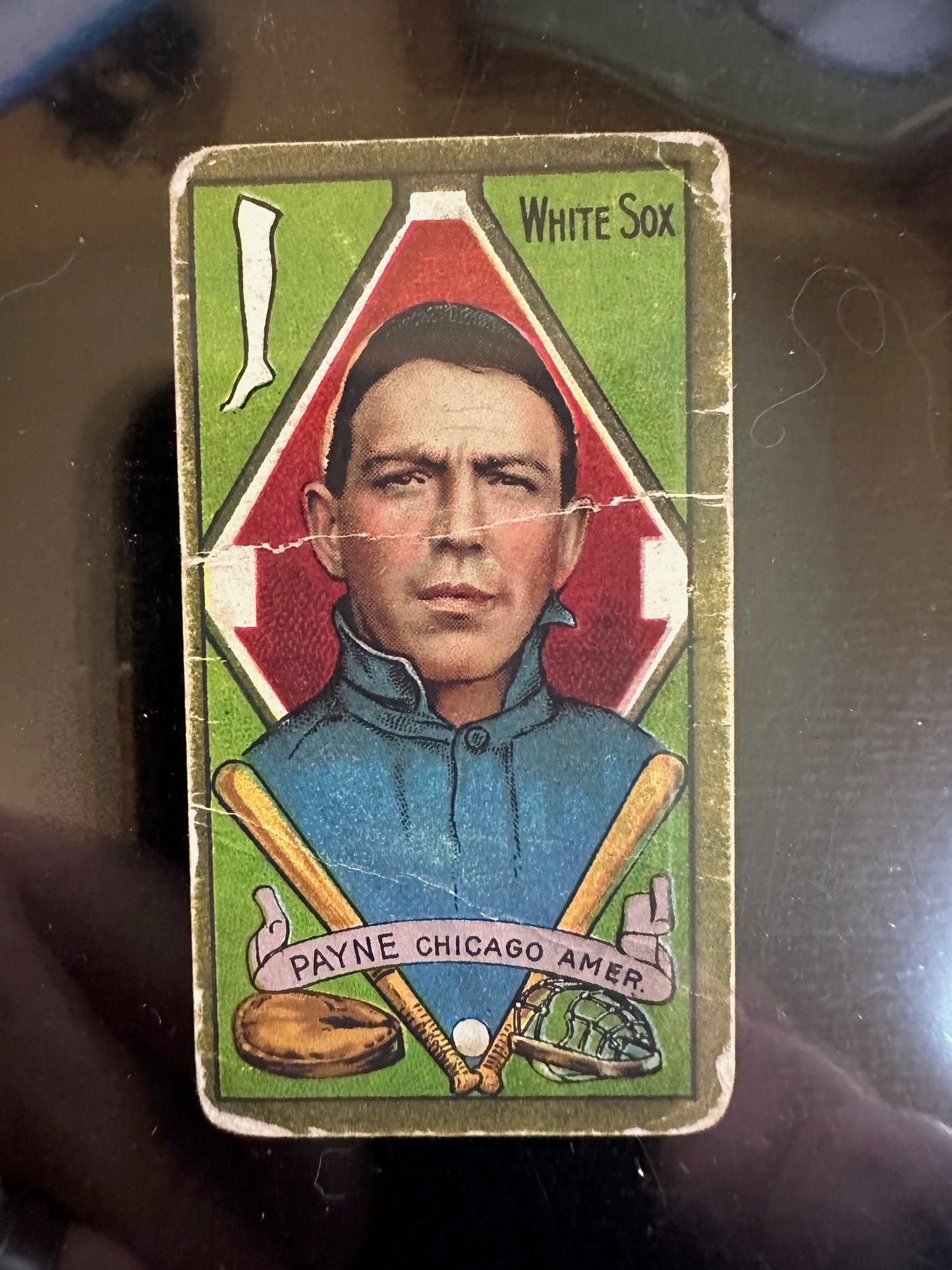 1911 T205 Gold Border Piedmont Fred Payne Chicago