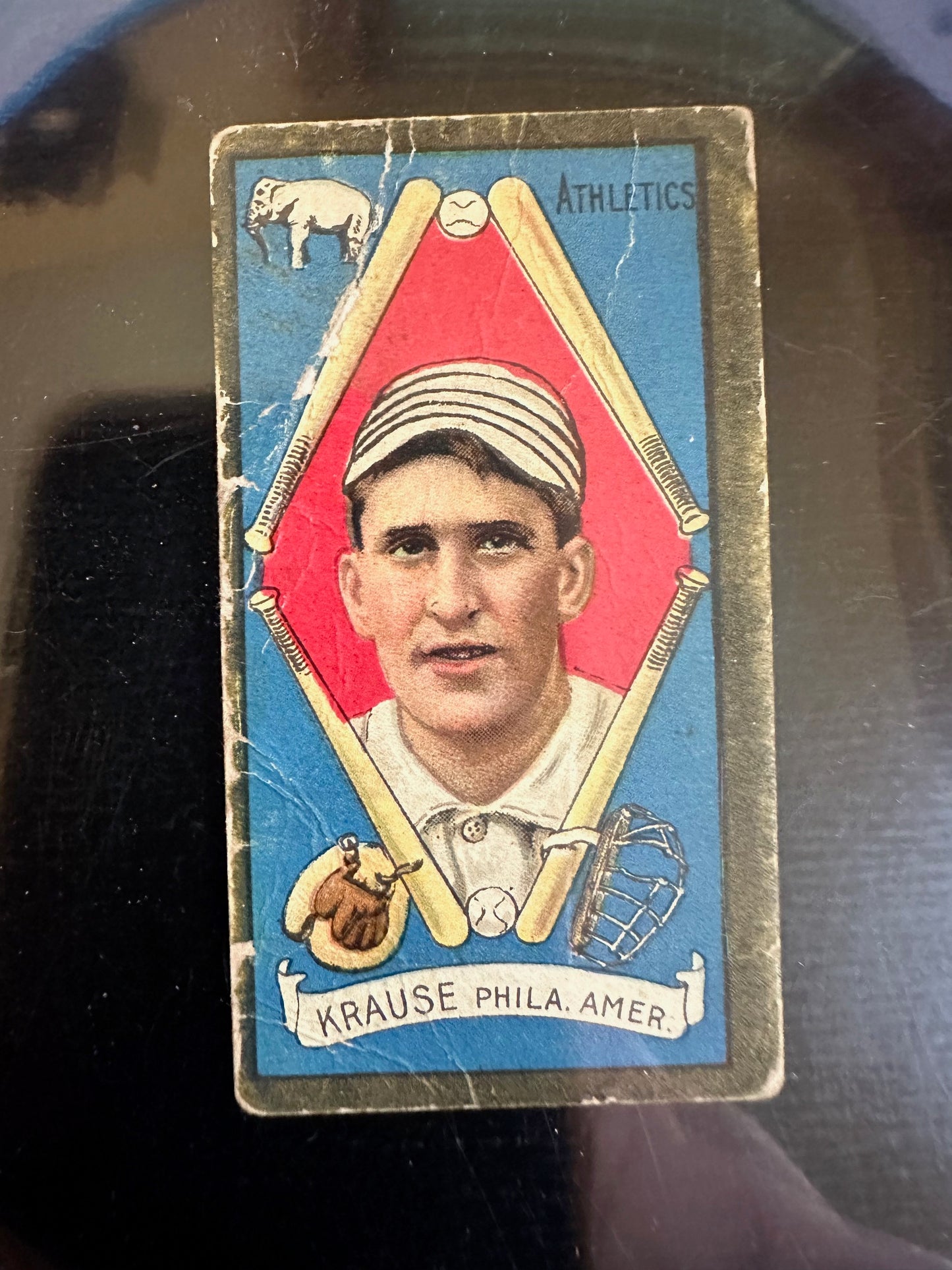 1911 T205 Gold Border Piedmont Harry Krause Philadelphia