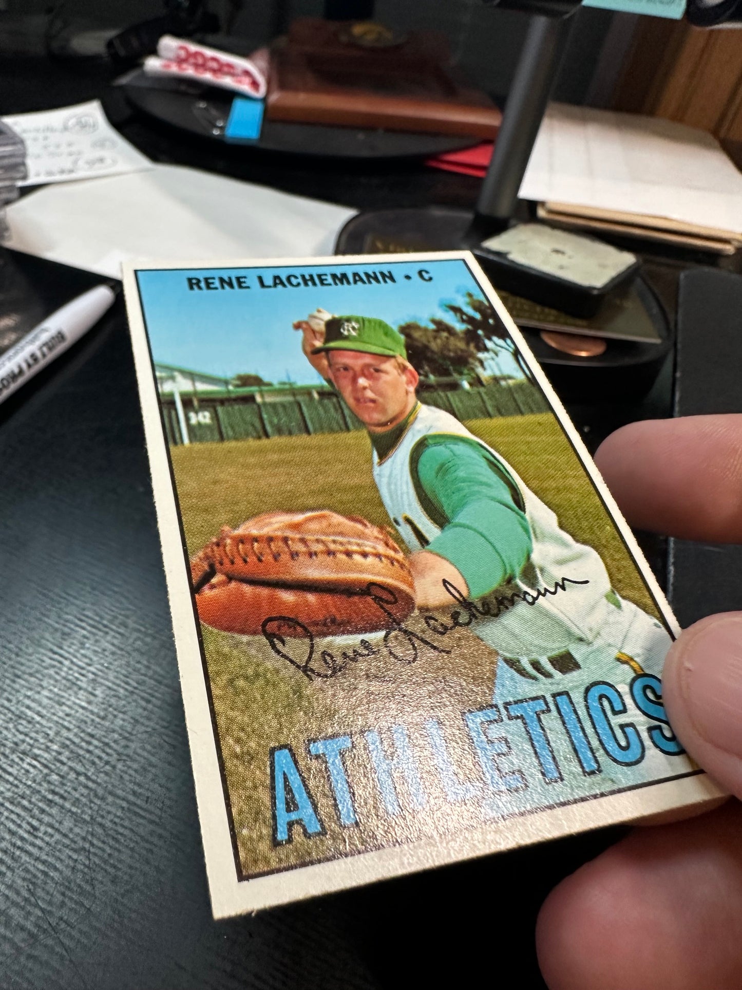 1967 Topps #471 Rene Lachemann PACK FRESH HOF10010511